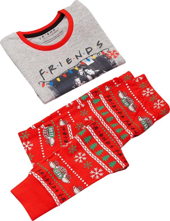 Produktbild Friends Schlafanzug Mädchen weihnachtliches Design (152)
