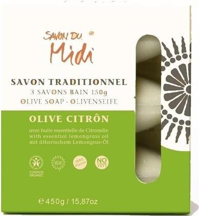 Image du produit Savon Du Midi Savon à l'Olive Citron 3pcs - Boîte papier