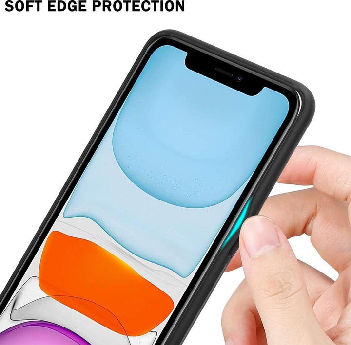 Image du produit Cadorabo Couverture en verre TPU 2 couleurs (Apple iPhone 11)