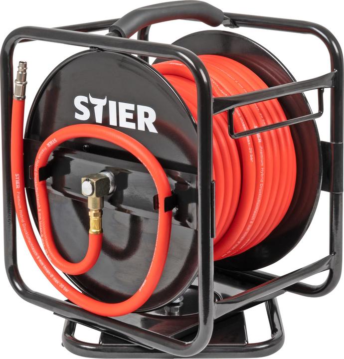 Actual product image Stier Compressed air hose reel SBT-30