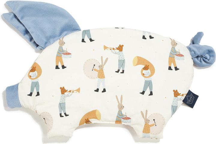 Image du produit La Millou Nid d'ange |Coton velours premium|Oreiller Sleepy Pig inclus |Heart Beat Blue