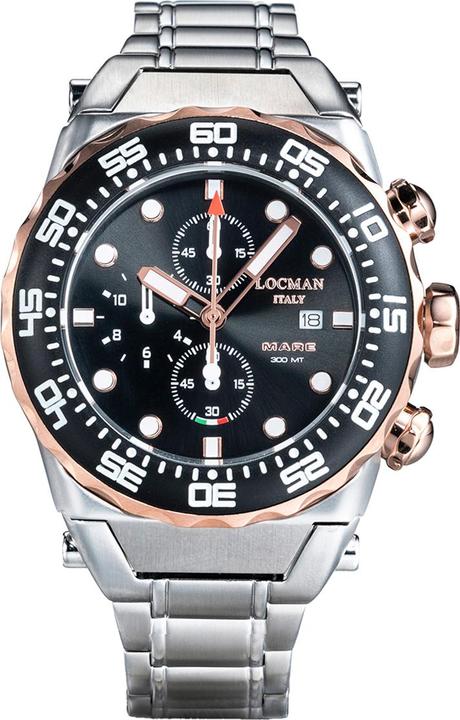 Produktbild Locman Italy Armbanduhr Mare 300MT Chrono Ref. 0560 (Chronograph, 42 mm)