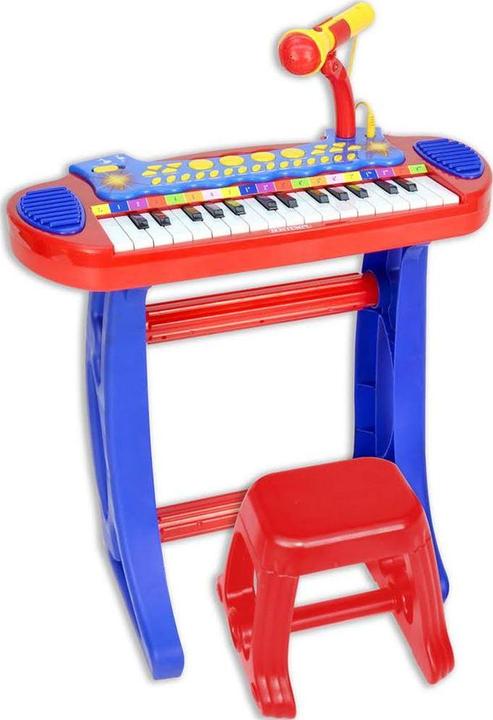 Actual product image Bontempi E-keyboard with microphone and stool