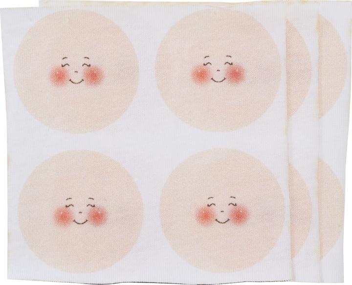 Produktbild Stafil Gesichter auf Trikotstoff "Lisa", Ø 4 cm