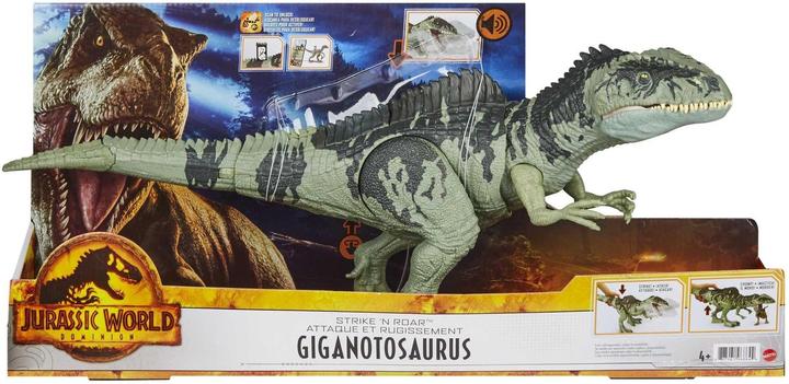 Actual product image Jurassic World Dominion Strike ‘N Roar Giganotosaurus Chomp Roar