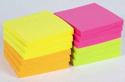 Actual product image Office Depot Sticky notes Assorted colours 76 x 76 mm (76 x 76 mm)