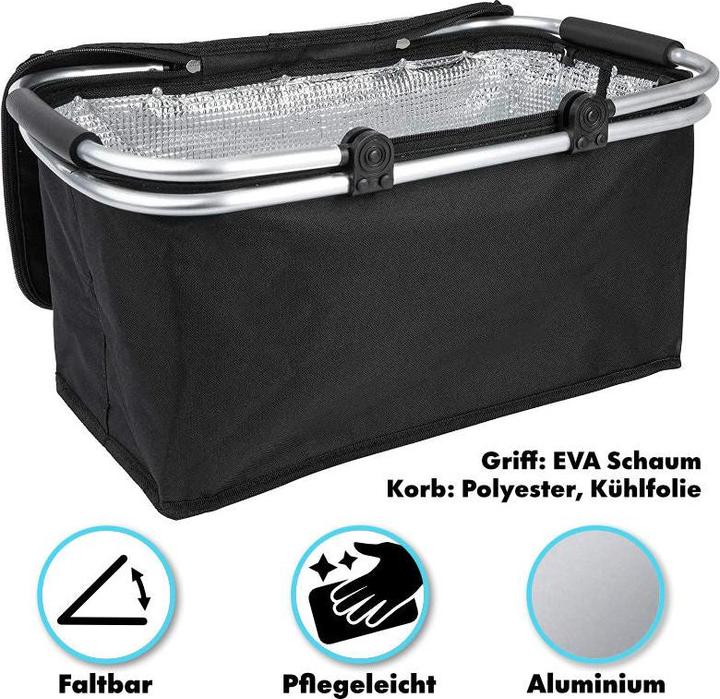 Actual product image Hermex Shopping Basket Carry Basket Cooler Bag Picnic Basket (25 l)