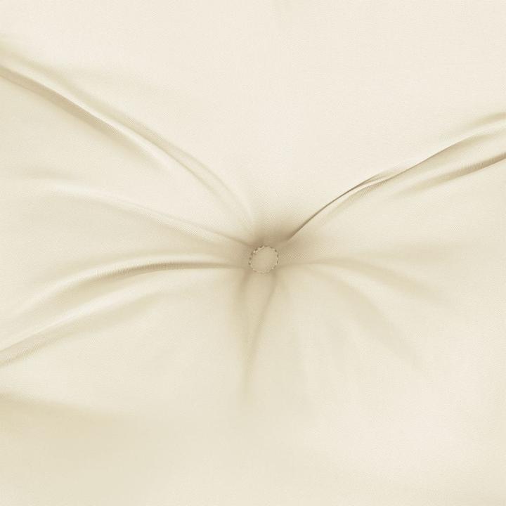 Image du produit VidaXL Coussin de palette Coussin d'assise de palette 2 pièces Crème Tissu (70 x 70 x 12 cm)