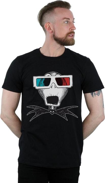 Immagine prodotto Disney Nightmare Before Christmas Jack Skellington 3D Glasses Maglietta Uomo (4XL)
