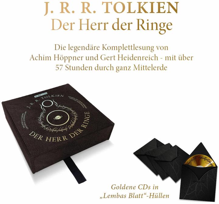 Produktbild Der Herr der Ringe (J.R.R. Tolkien, Timmo Niesner, Angela Kübrich, Wolfgang Krege, Achim Höppner, Deutsch)
