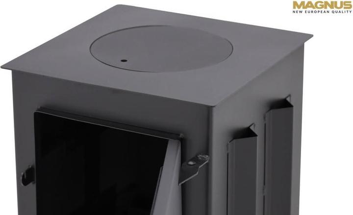 Immagine prodotto Markone Stufa Magnus con mattone GT9 nero Stufa per officina