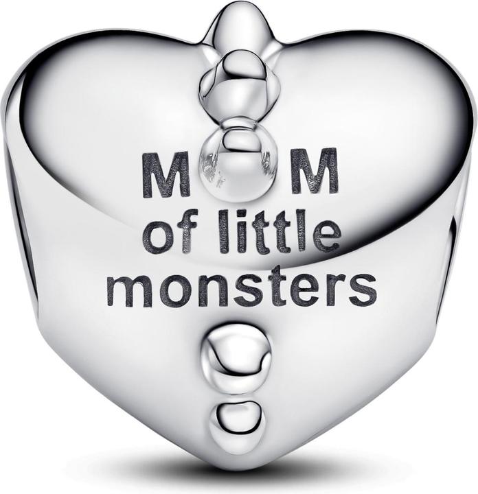 Actual product image Pandora Mum's Little Monsters Heart Charm (Silver 925)