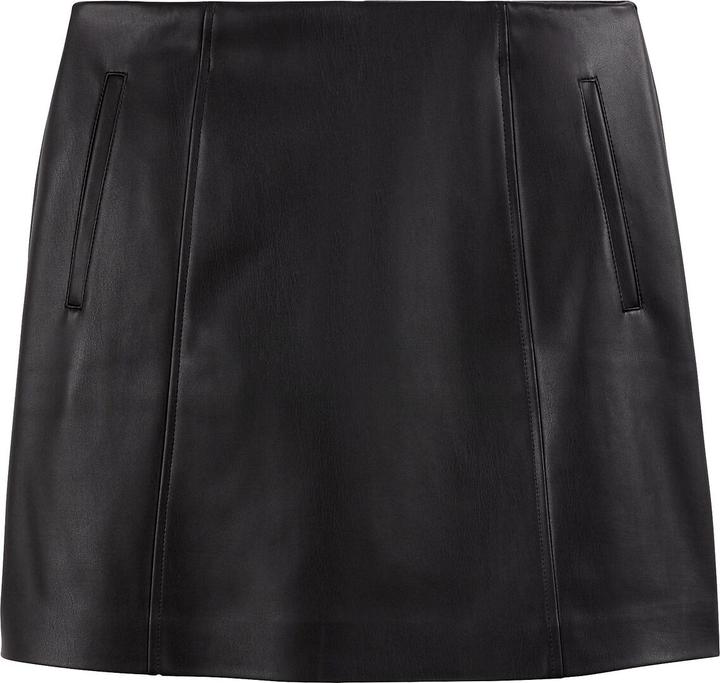 La Redoute Collections Minirock aus Lederimitat