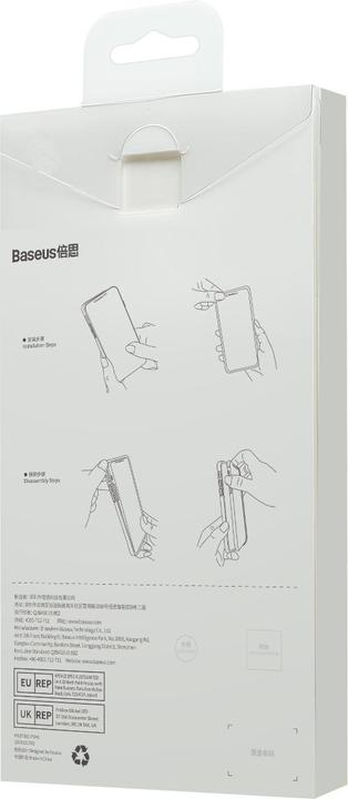 Produktbild Baseus Liquid Silica Gel Case for iPhone 14 Plus (lavender)+ tempered glass + cleaning kit (Apple iPhone 14 Plus)