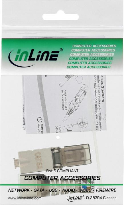 Actual product image InLine RJ45 plug (Network cable plug)