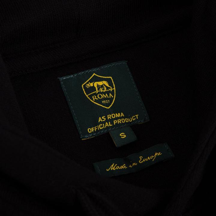 Actual product image Copa Football AS Roma Black Taper Hooded Sweater (S)