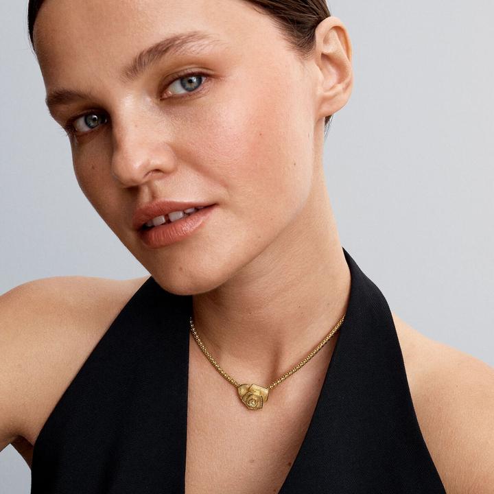 Produktbild Pandora Grosses Blühende Rose Charm (Vergoldet, Metall)
