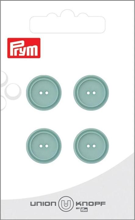 Immagine prodotto Prym Bottoni in poliestere da 15 mm, 4 pezzi, turchese