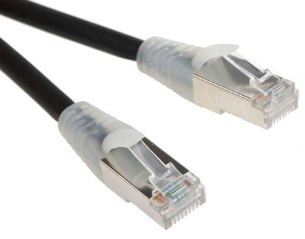 Actual product image Rs Pro Patch cable Cat.6 FTP 10m black (F/UTP, CAT6, 10 m)