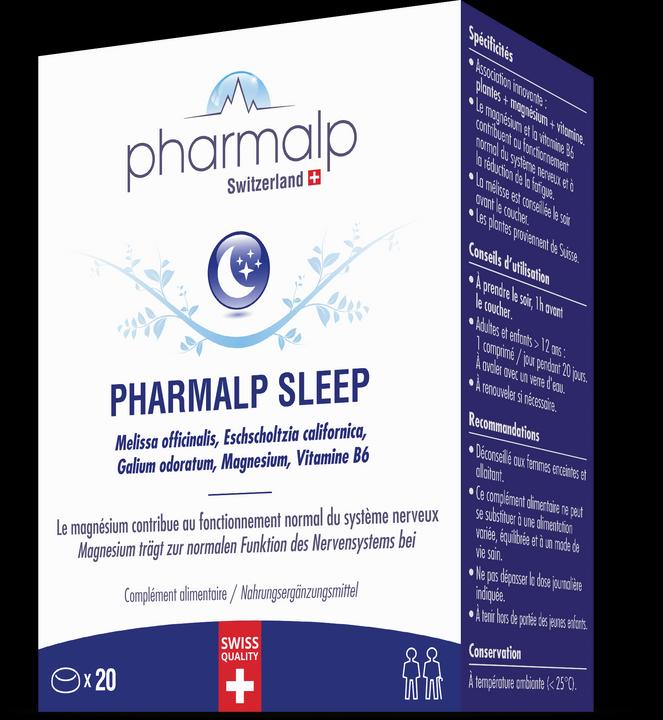 Immagine prodotto Pharmalp Compressa SLEEP (20 Pezzo/i, Pillole, 35 g)