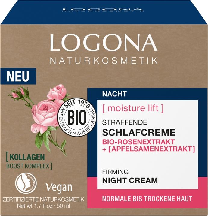 Image du produit Logona Crème Sommeil Fermeté. Hydratation (50 ml, Crème de nuit)
