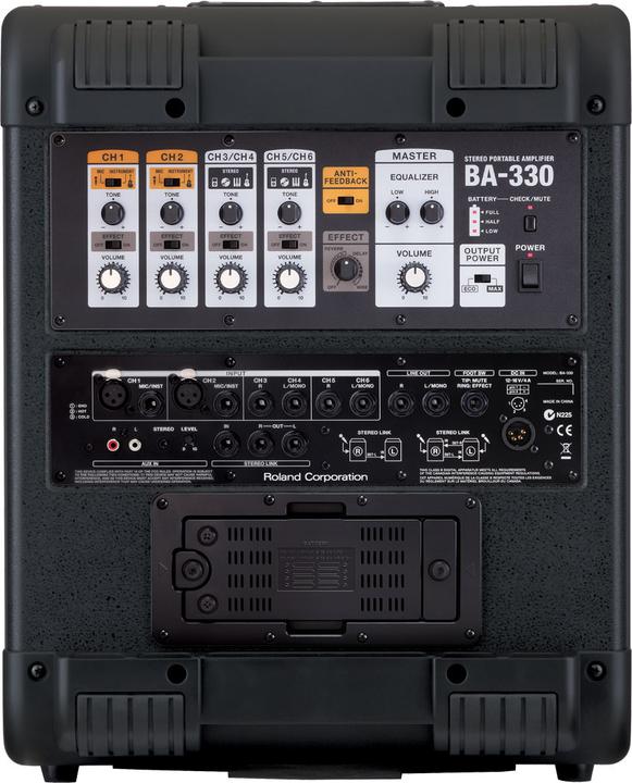 Immagine prodotto Roland BA-330, amplificatore a batteria, nero (30 W)