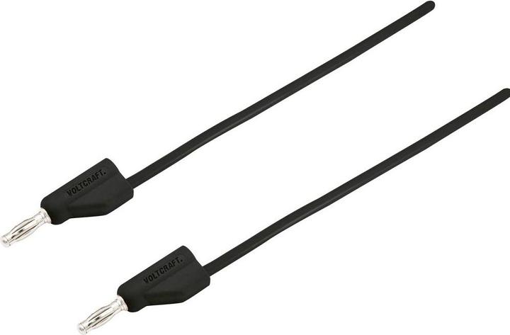 Produktbild Voltcraft Hochflexible Messleitungen SET 0.5 m 30 V/AC, 60 V/DC 10 A (0.50 m)