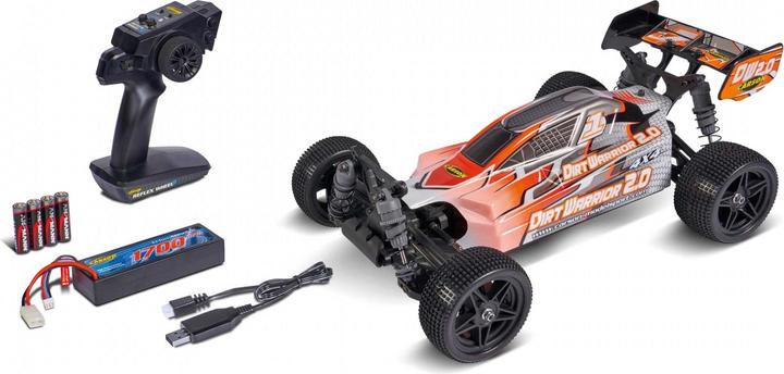 Actual product image Carson X10 Dirt Warrior Sport 2 Electric Brushed Buggy 4WD 1:10 100% RTR (RTR Ready-to-Run)