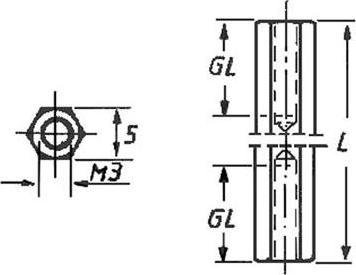 Image du produit Velleman BOULONS DE SUPPORT EN ACIER 15 mm - M2.5