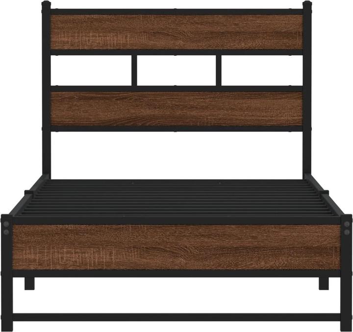 Immagine prodotto VidaXL Letto in metallo Rete a doghe letto singolo Struttura letto senza materasso 107x203cm (107 x 203 cm)