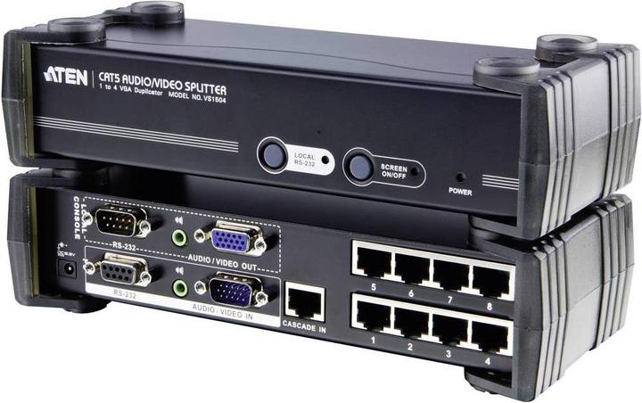 Produktbild Aten Port VGA Audio/Video Splitter über CAT 5e/6 und RS232