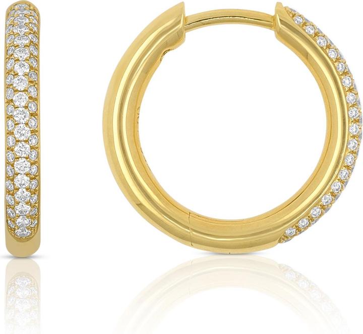 Produktbild Muau Creolen (750/18 K Gold)