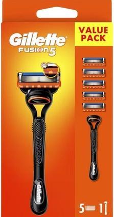 Produktbild Gillette Fusion Manual Razor + 5 Blades