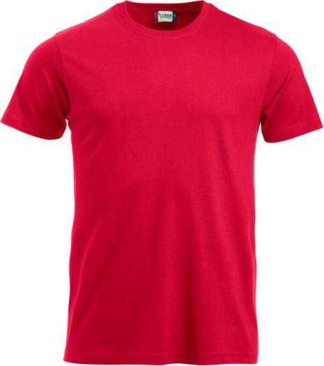 Clique T-Shirt Classic-T 029360, Baumwolle, rot, Grösse 2XL (XXL)