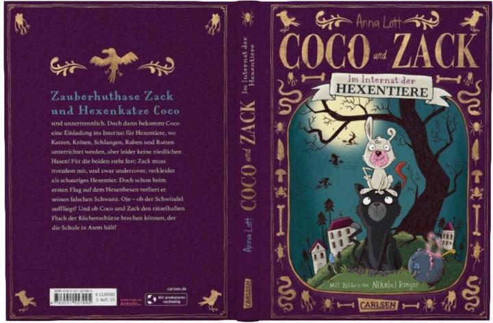 Image du produit Coco et Zack - Au pensionnat des sorciers (Anna Lott, Nikolai Renger, Allemand)