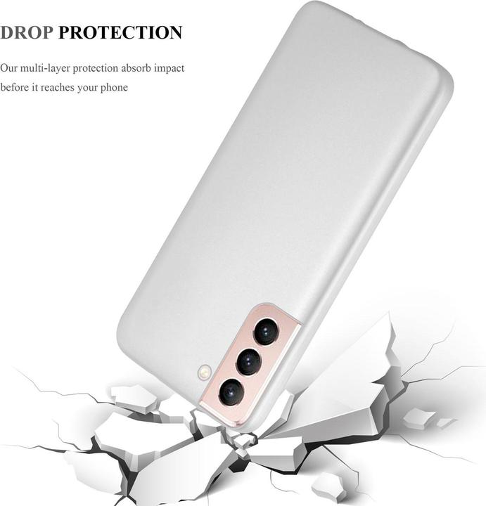 Actual product image Cadorabo TPU Matt Metallic Cover (Samsung Galaxy S21 5G)