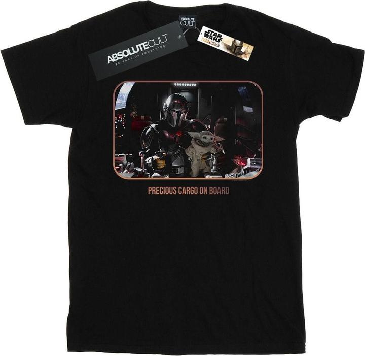 Immagine prodotto Star Wars The Mandalorian Precious Cargo Maglietta Uomo (L)