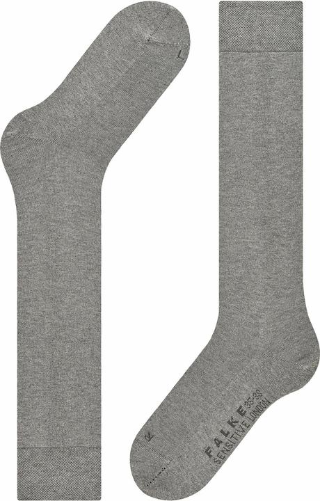 Image du produit Falke Sensitive London (Lot de 3) Chaussettes hautes, couleur 3390 light grey, taille 35-38 (Une unité par pack, 35 - 38)