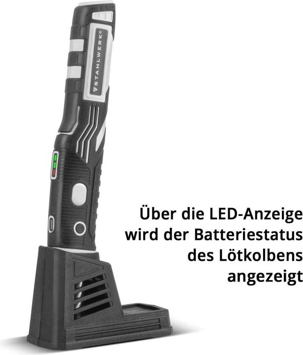 Immagine prodotto Stahlwerk Saldatore a batteria BLK-8 ST con temperatura di saldatura di 480°C in un set completo