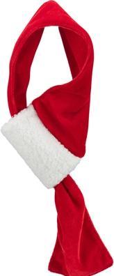 Immagine prodotto Trixie xmas sjaal fluweellook rood / wit (90, Cappotto per cani)