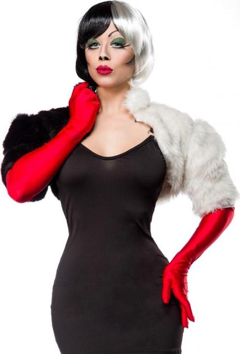 Atixo Veste en fourrure boléro - Cruella (XL)