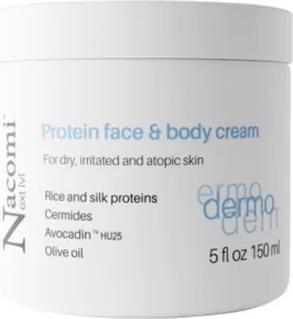 Nacomi Next Level Dermo Protein Face And Body Cream For Dry And Irritated Atopic Skin 150 Ml (Körpercreme, 150 ml)