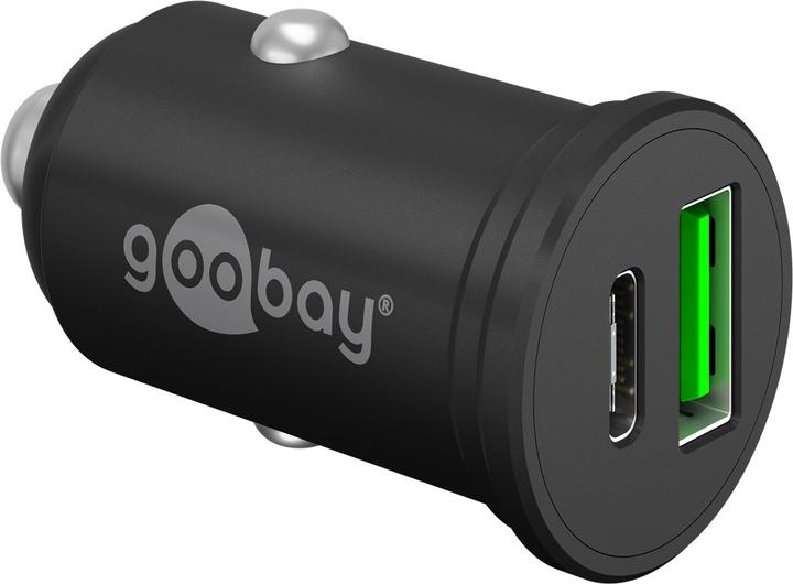 Productafbeelding Goobay Dubbele USB auto snellader USB-C PD Power Delivery 45 W