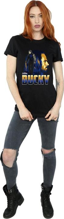 Actual product image Universal Textiles Womens/Ladies Bucky Barnes Cotton Boyfriend T-Shirt (M)