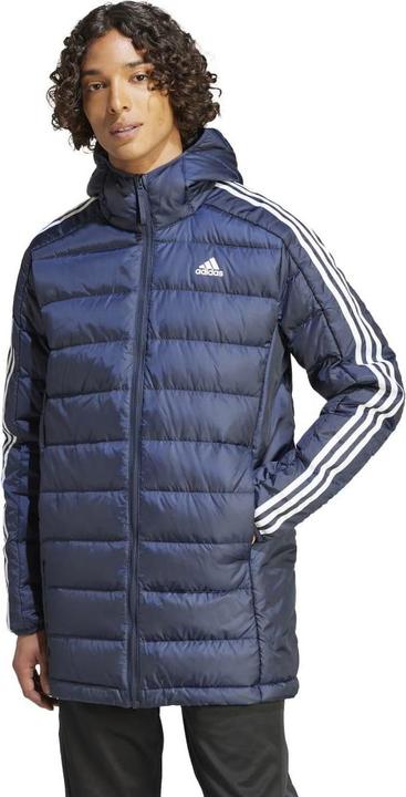 Actual product image adidas Mens Essentials Light Down Light Hooded Jacket (S)