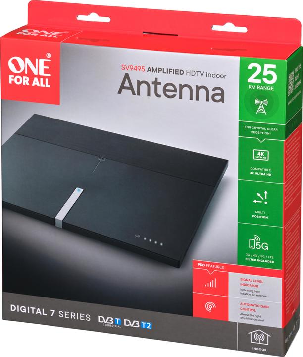 Produktbild One for All DVB-T2 Premium Antenne 5G (Flachantenne, DVB-T / -T2)