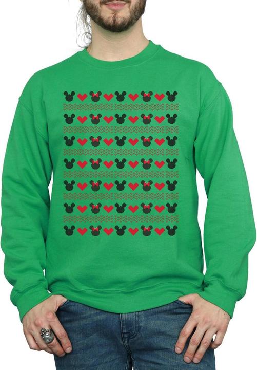 Image du produit Disney - Sweat MICKEY AND MINNIE CHRISTMAS HEARTS - Homme (XXL)