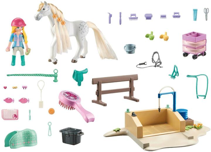 Immagine prodotto Playmobil Isabella e Leonessa con lavabo (71354, Cavalli Playmobil della cascata)