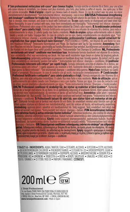 Immagine prodotto L'Oréal Professionnel Série Expert Inforcer - Condizionatore professionale (200 ml)
