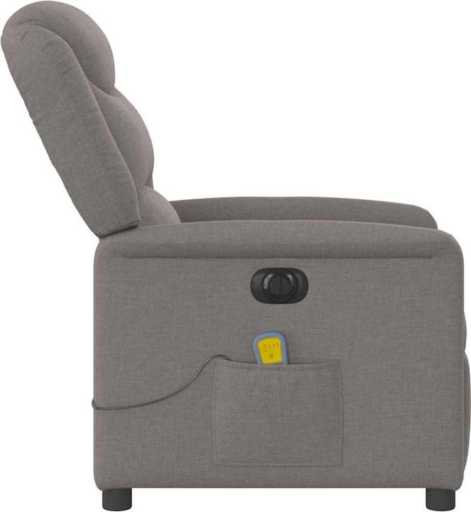 Produktbild VidaXL Massagesessel Elektrisch Taupe Stoff